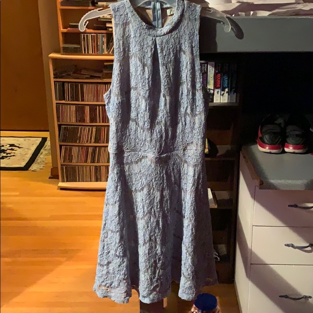 Light blue lace dress